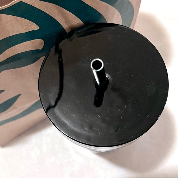 Starbucks Halloween 2024 Obsidian Ooze Plastic Cold Cup Tumbler with Straw 24oz - Picture 6 of 8